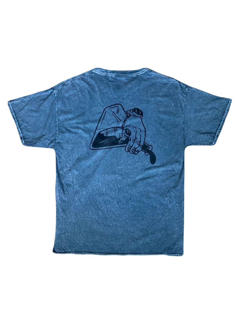 Charcoal mineral wash bottle T-Shirt (Small)