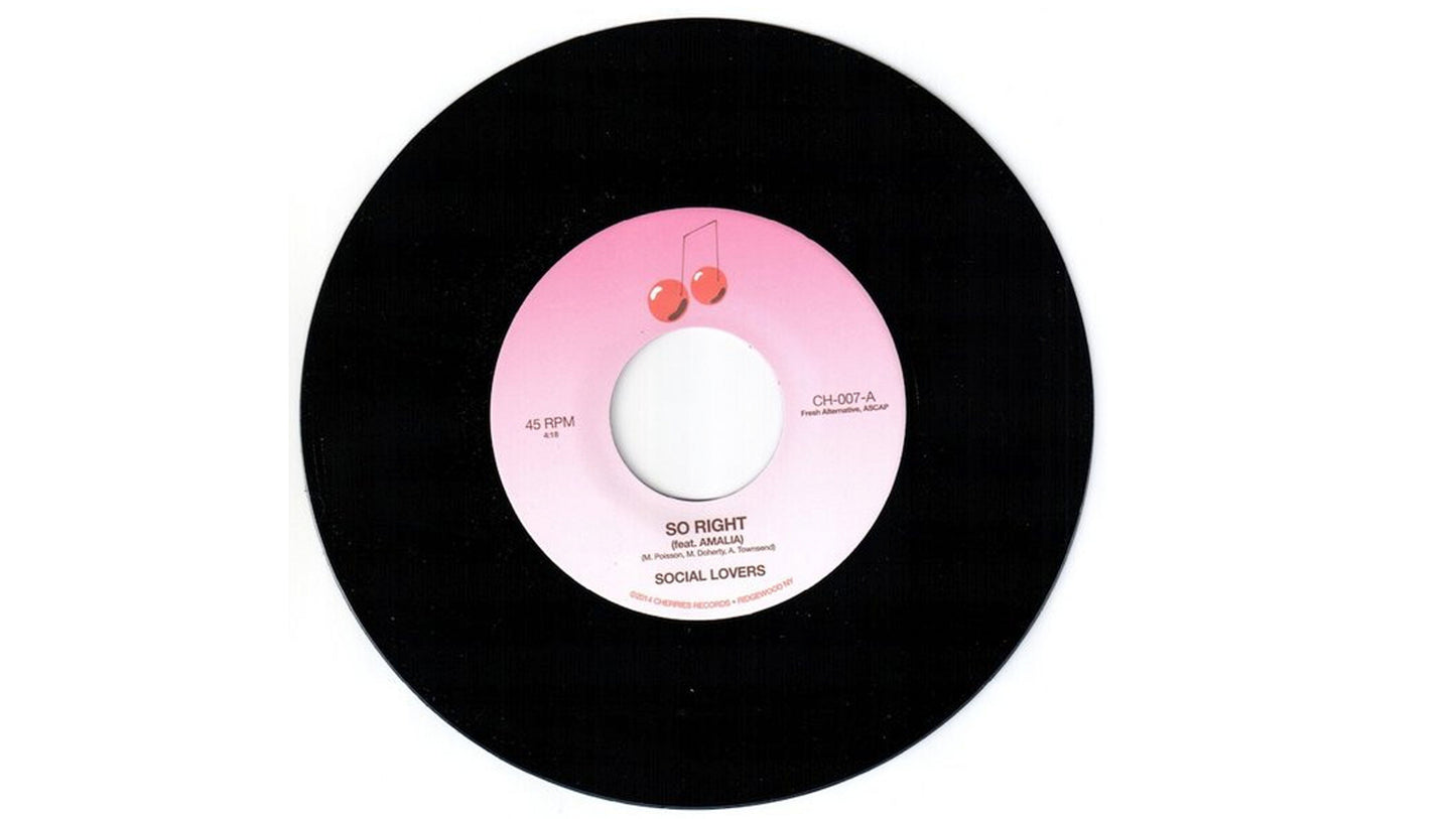 Social Lovers - So Right ft. Amalia / Call Me Up 7" (Cherries Records)